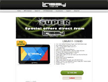 Tablet Screenshot of linsaystore.com